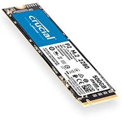 Crucial SSD P2 250GB 3D NAND PCIe NVMe Gen3 M.2 (čtení/zápis: 2100/1150MB/s; 170/260K IOPS)