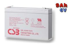CSB Náhradní baterie 6V - 9Ah HRL634W F2