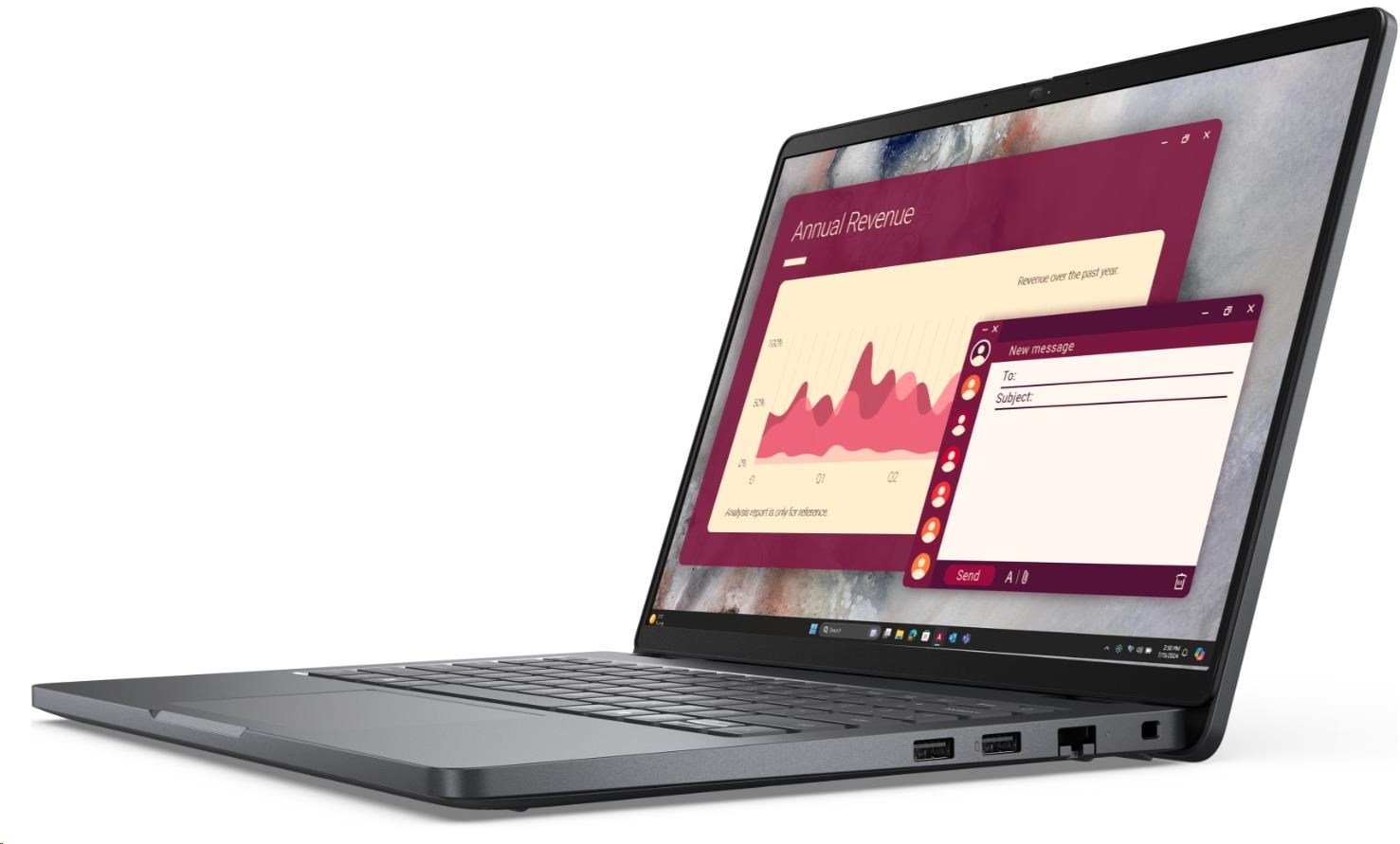 Dell Pro 14 PC14255/AMD Ryzen 5 220/16GB/512SSD/14" FHD+ /IR Cam & Mic/NO AC Adapter/WLAN/Backlit Kb/W11P/3Y PS NBD
