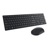Dell Pro Keyboard and Mouse - KM5221W - Ukrainian (QWERTY) - Black