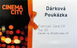 DUET 2D - 2x2D vstupenka + DUET menu - CinemaCity