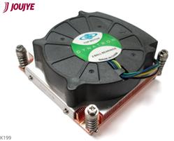 Dynatron Cooler K199G Intel 1150/-51/-55/-56 - 1U Active Copper heatsink with PWM up to 95W TDP