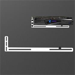 1stCOOL GPU Holder - držák VGA hliníkový bílý