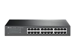 24-Port Gigabit Switch PORT: 24× Gigabit RJ45 Ports SPEC: 1U 13-inch Rack-mountable Steel Case FEATURE: Plug and Play