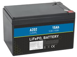 A2D2 baterie LiFePO4 12,8V 15Ah F2