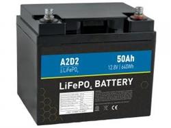 A2D2 baterie LiFePO4 12,8V 50Ah M6 (REPT cells)