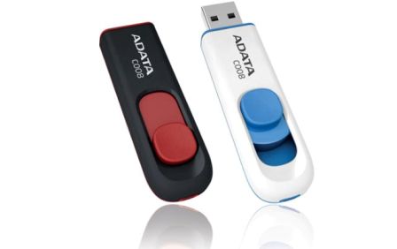 A-DATA C008 Flash 4GB, USB 2.0, Black