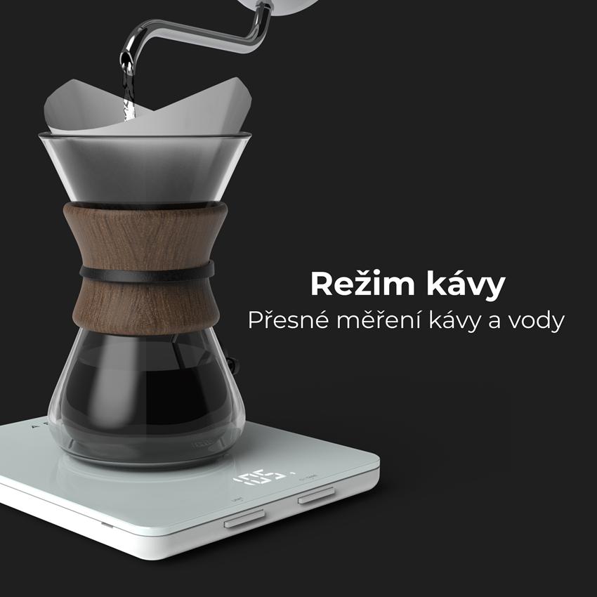 AENO Chytrá kuchyňská váha KS1 - 2g až 8kg s přesností na 1g, bluetooth, bílá