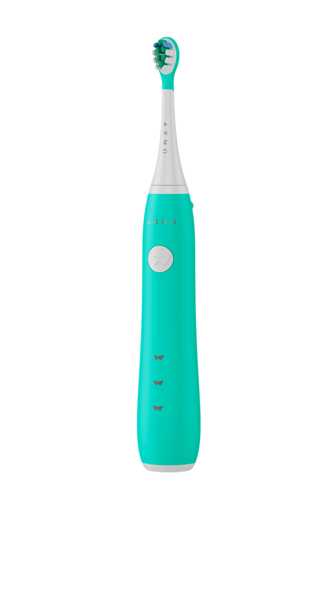 AENO Elektrický dětský kartáček DB9M - 19200 RMP, 3 módy, 600mAh, 3 hlavice, Mátová