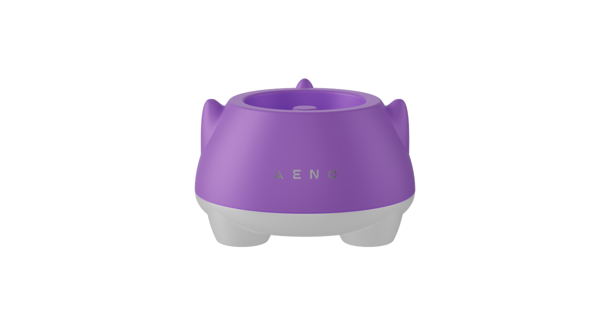 AENO Elektrický dětský kartáček DB9V - 19200 RMP, 3 módy, 600mAh, 3 hlavice Fialová