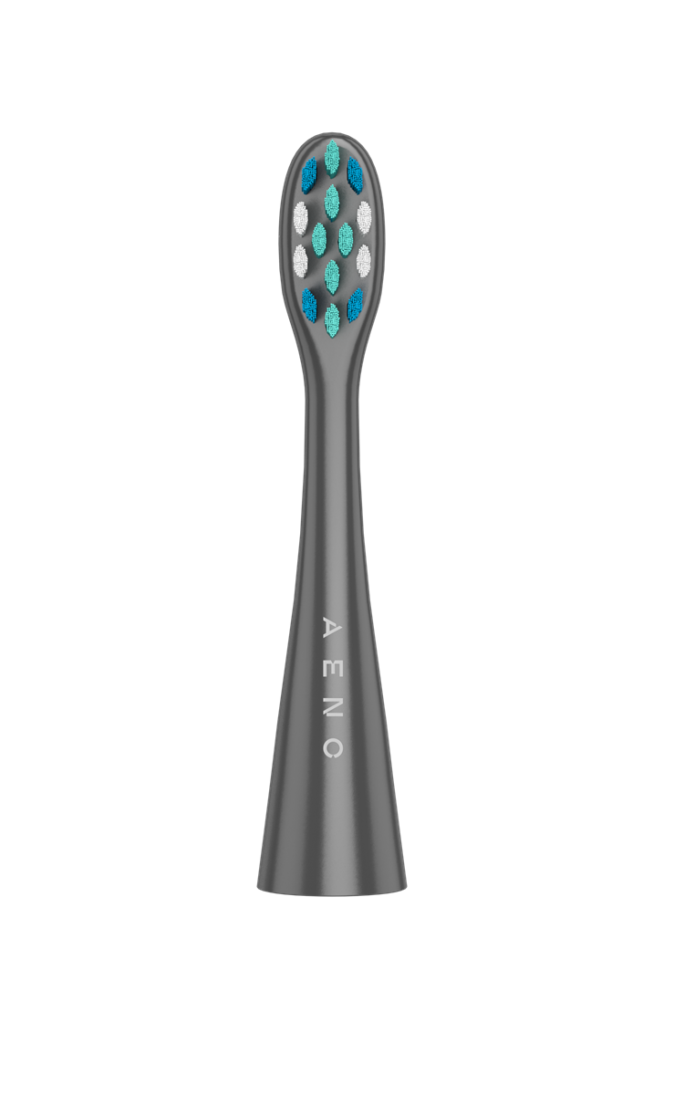 AENO Elektrický kartáček DB10G - 48600 RMP, 5 módů, 1400mAh, 3 hlavice, Šedá
