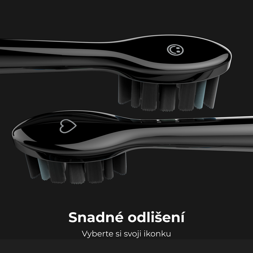 AENO Elektrický kartáček DB6 - 46000 RPM, 5 módů, Černá