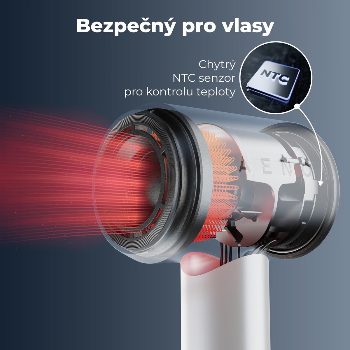 AENO Fén na vlasy HD4