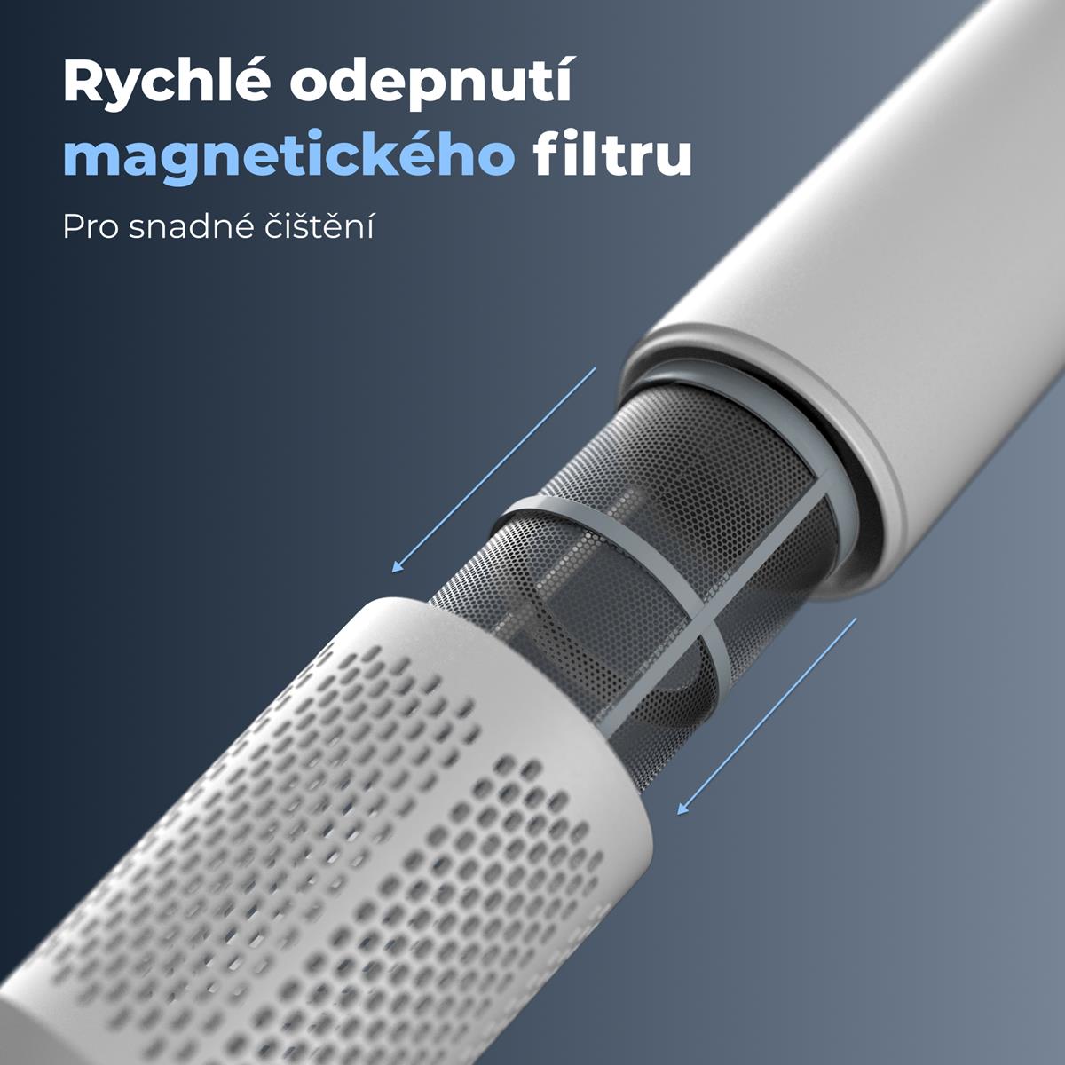 AENO Fén na vlasy HD4 - vysokorychlostní fén, technologie Dynamic Heat, Ionizace, LCD displej