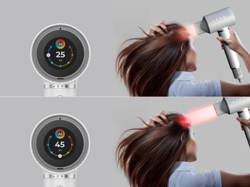 AENO Fén na vlasy HD5 - barva bílá