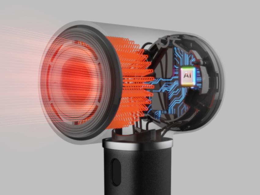 AENO Fén na vlasy HD5 - barva černá