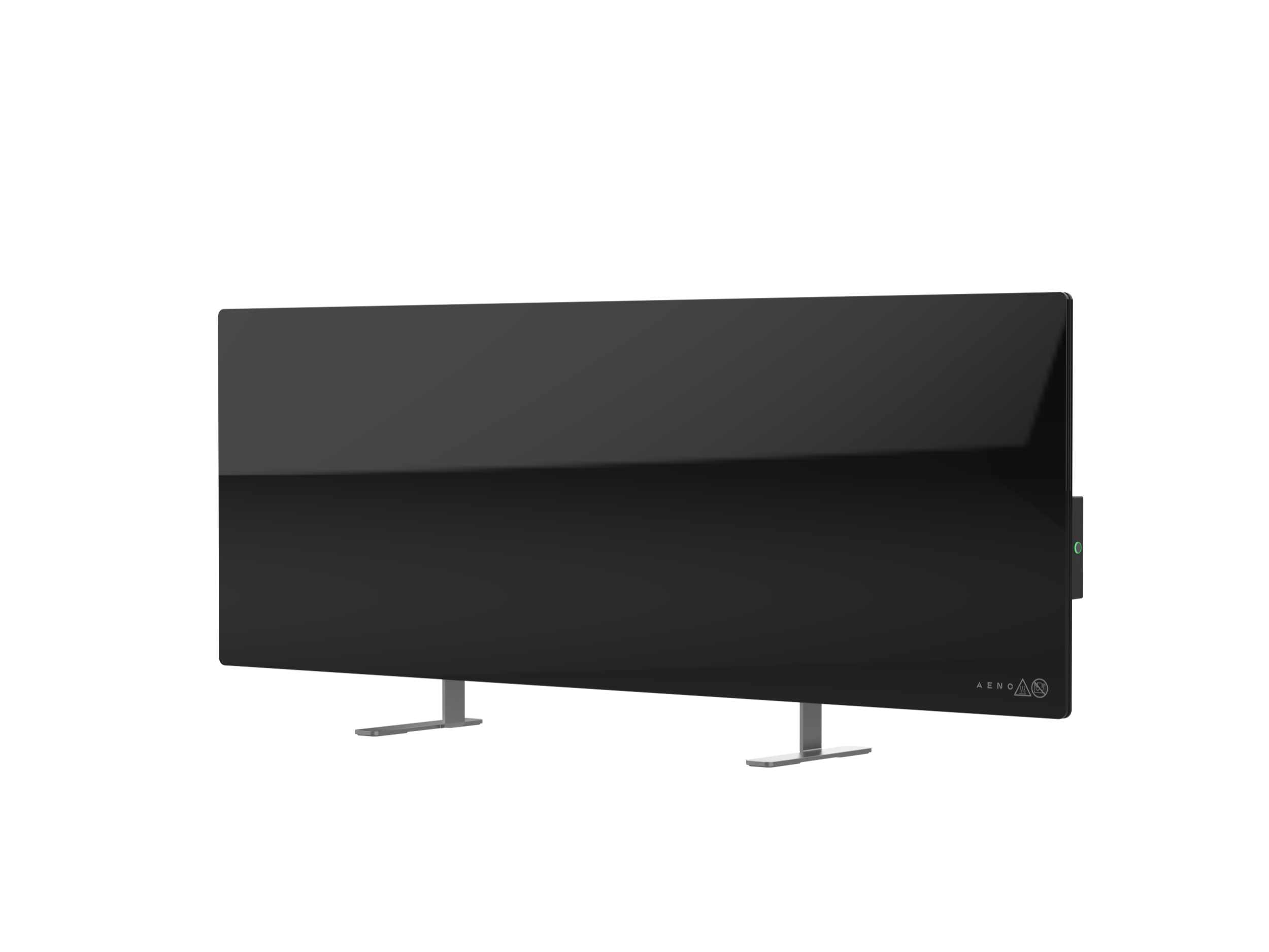AENO GH2s Chytré Topení, infrared + konvekce, tvrzené sklo, 700W, Černá