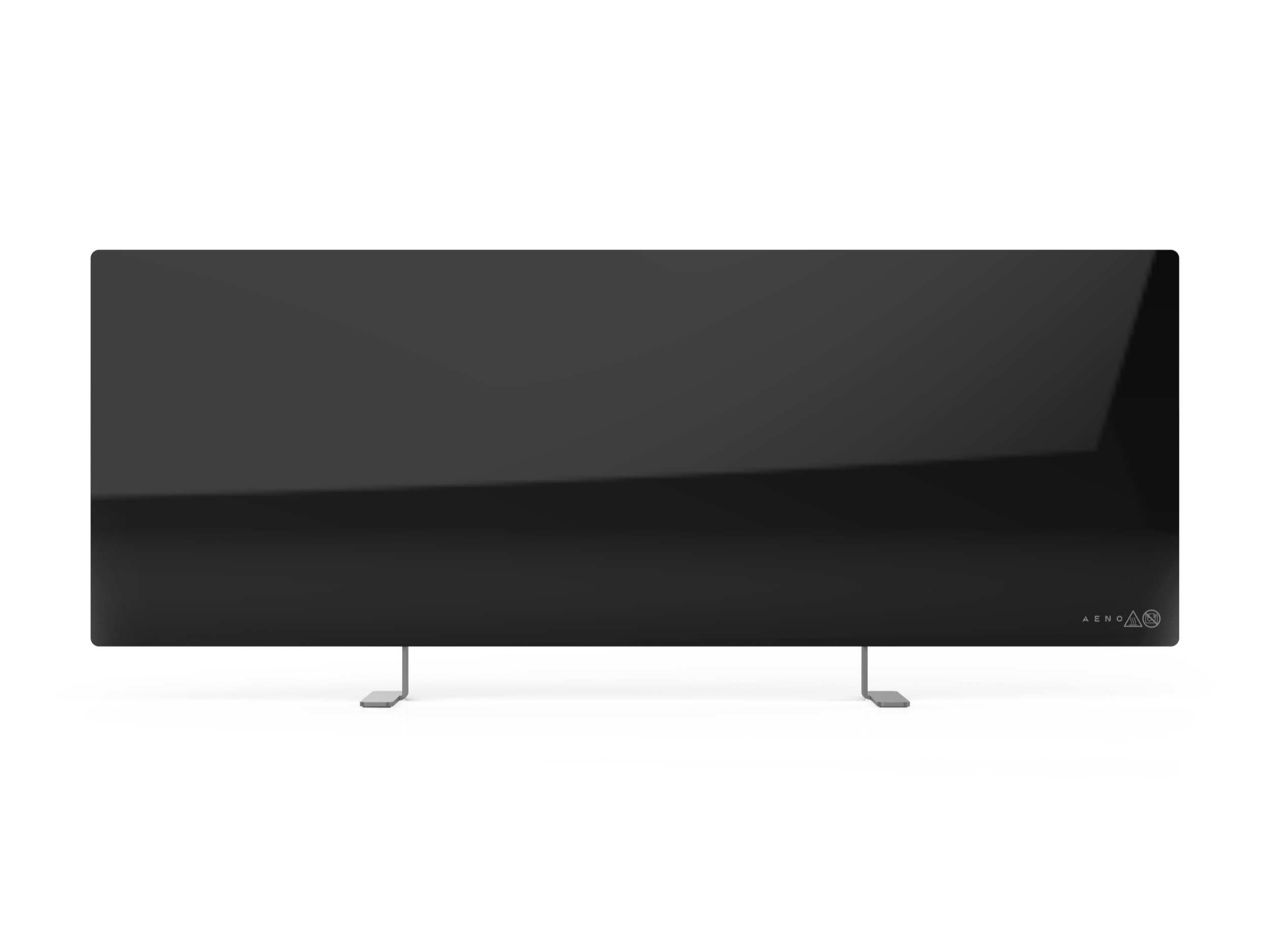AENO GH2s Chytré Topení, infrared + konvekce, tvrzené sklo, 700W, Černá