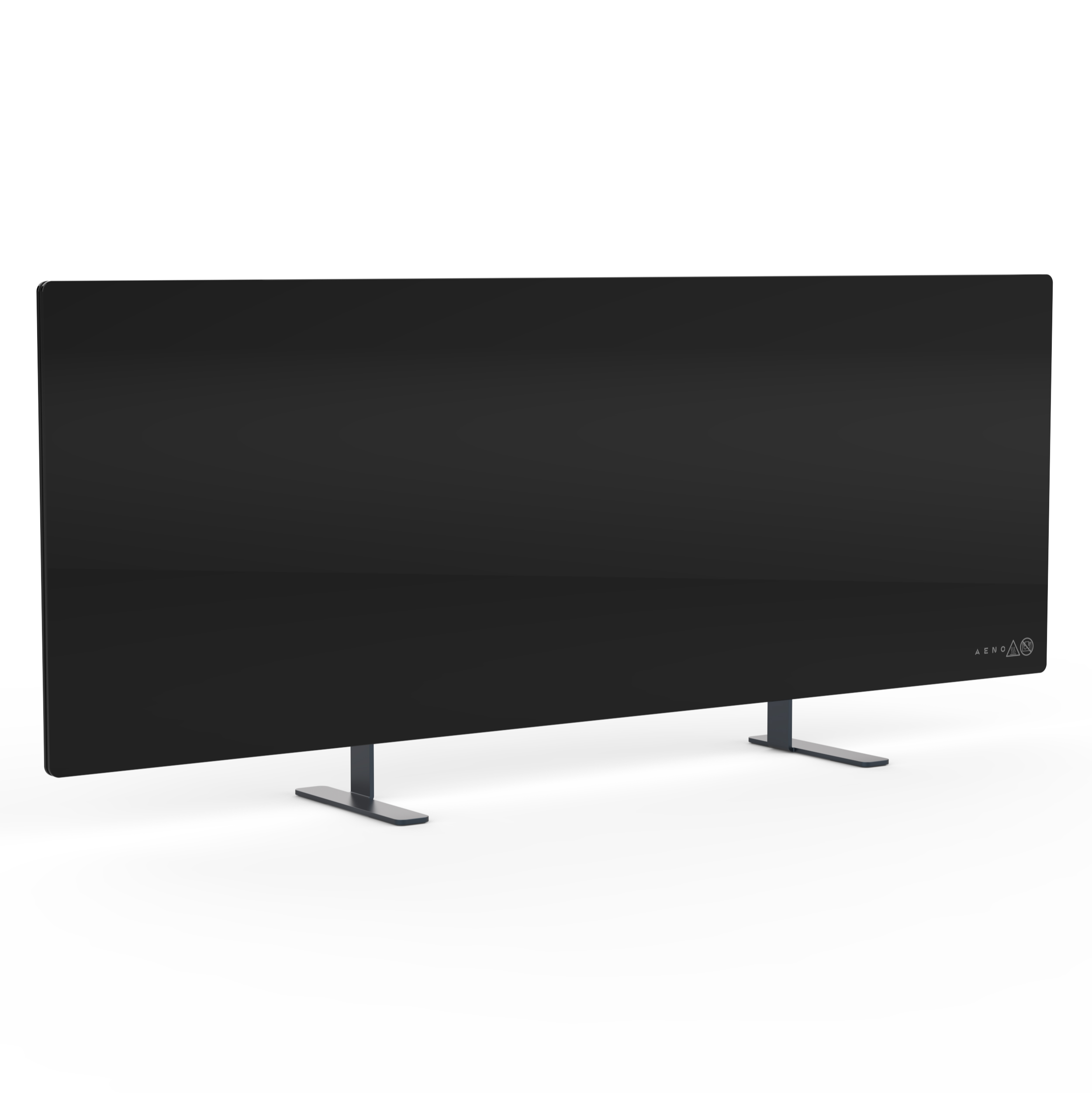 AENO GH2s Chytré Topení, infrared + konvekce, tvrzené sklo, 700W, Černá