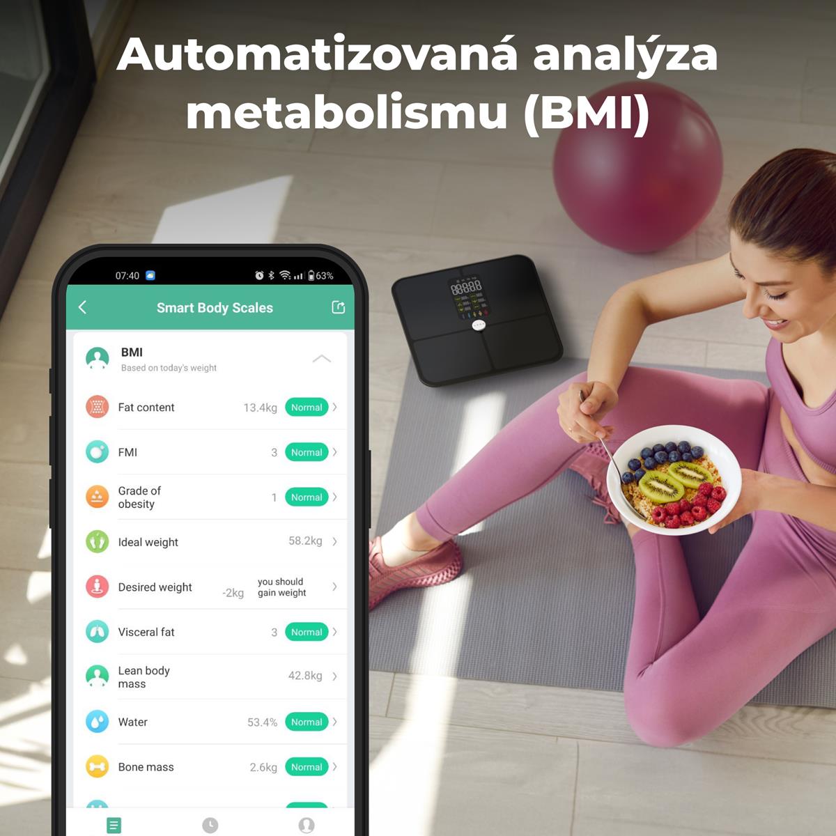 AENO SMART osobní váha BS2S