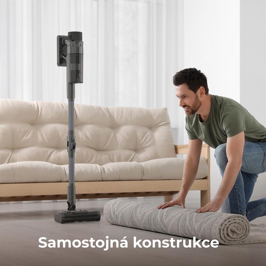 AENO Tyčový vysavač SC2 - 60min, 28Kpa, 530W, 800ml koš, 2500mAh, 29.6V, Auttomatická nastavení sání, Cyklón filtrace