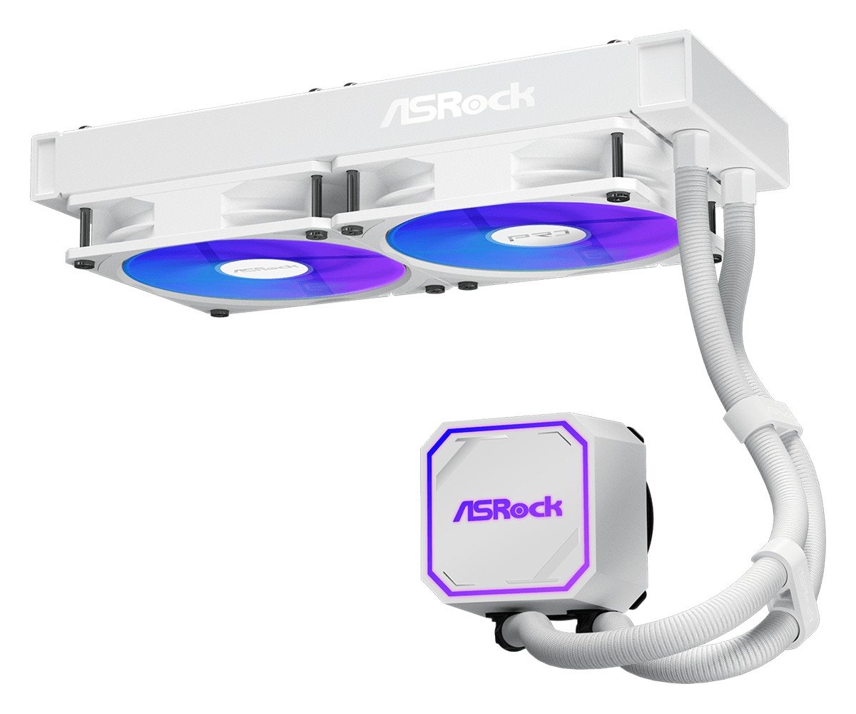 AIOCOOL Asrock Pro White 240 ARGB, White, 240mm