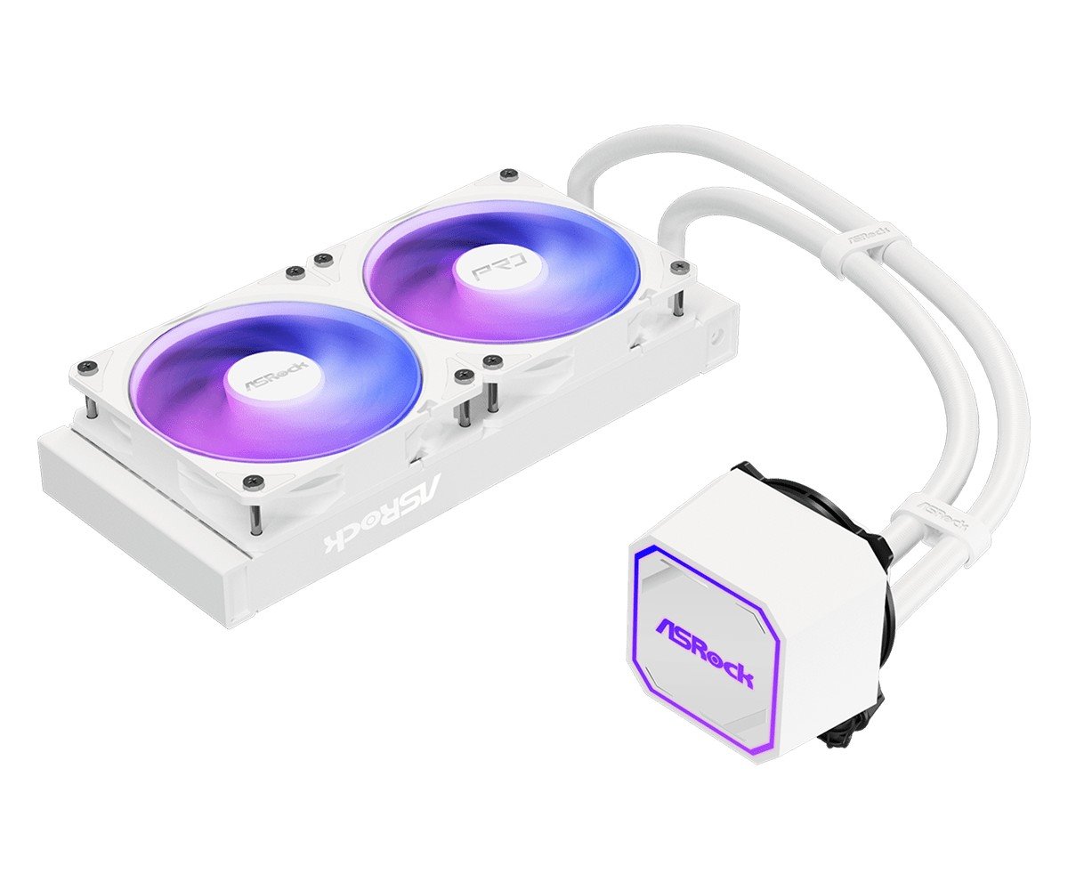 AIOCOOL Asrock Pro White 240 ARGB, White, 240mm