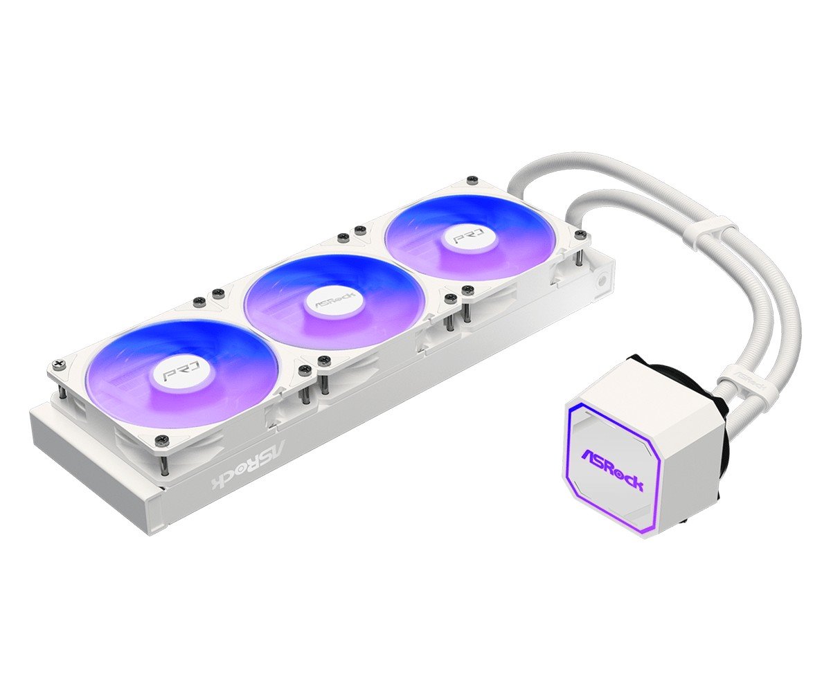 AIOCOOL Asrock Pro White 360 ARGB, White, 360mm