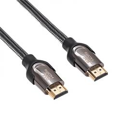 Akyga Kabel HDMI 2.1 (M) stíněný měď, 4K/8K 48Gbps, černý 1,5 m