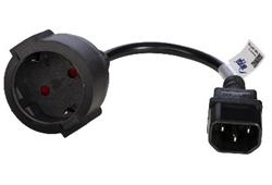 Akyga prodlužovací napájecí kabel CEE 7/4/C14 15cm