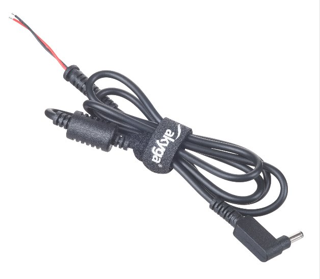 Akyga Kabel servisní DC 4.0 x 1.35 mm, PVC, černá pro Asus 1,2m