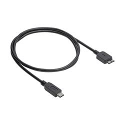 Akyga Kabel USB-B 3.0 micro/USB-C 3.1, 15W/5 Gb/s 1m