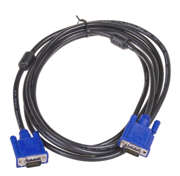 Akyga Kabel VGA feritový filtr/FullHD, 3,0m