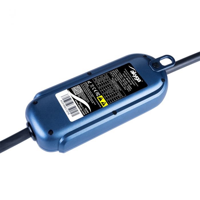 Akyga Napájecí stanice pro elektromobily CEE 5pin / Type2 LCD 3-fáze 32A 22kW, 5m