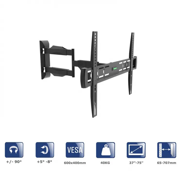 Akyga Nástěnný držák televizoru AK-MB-11 Full Motion Bracket VESA 600x400mm 37-75“
