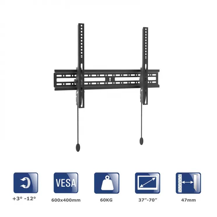 Akyga Nástěnný držák TV AK-MB-07 Držák VESA 600x400mm 37-70“