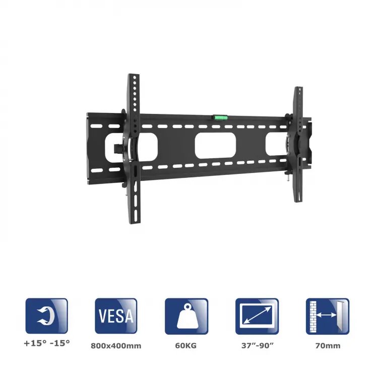 Akyga Nástěnný držák TV AK-MB-08 Držák VESA 800x400mm 37-90“