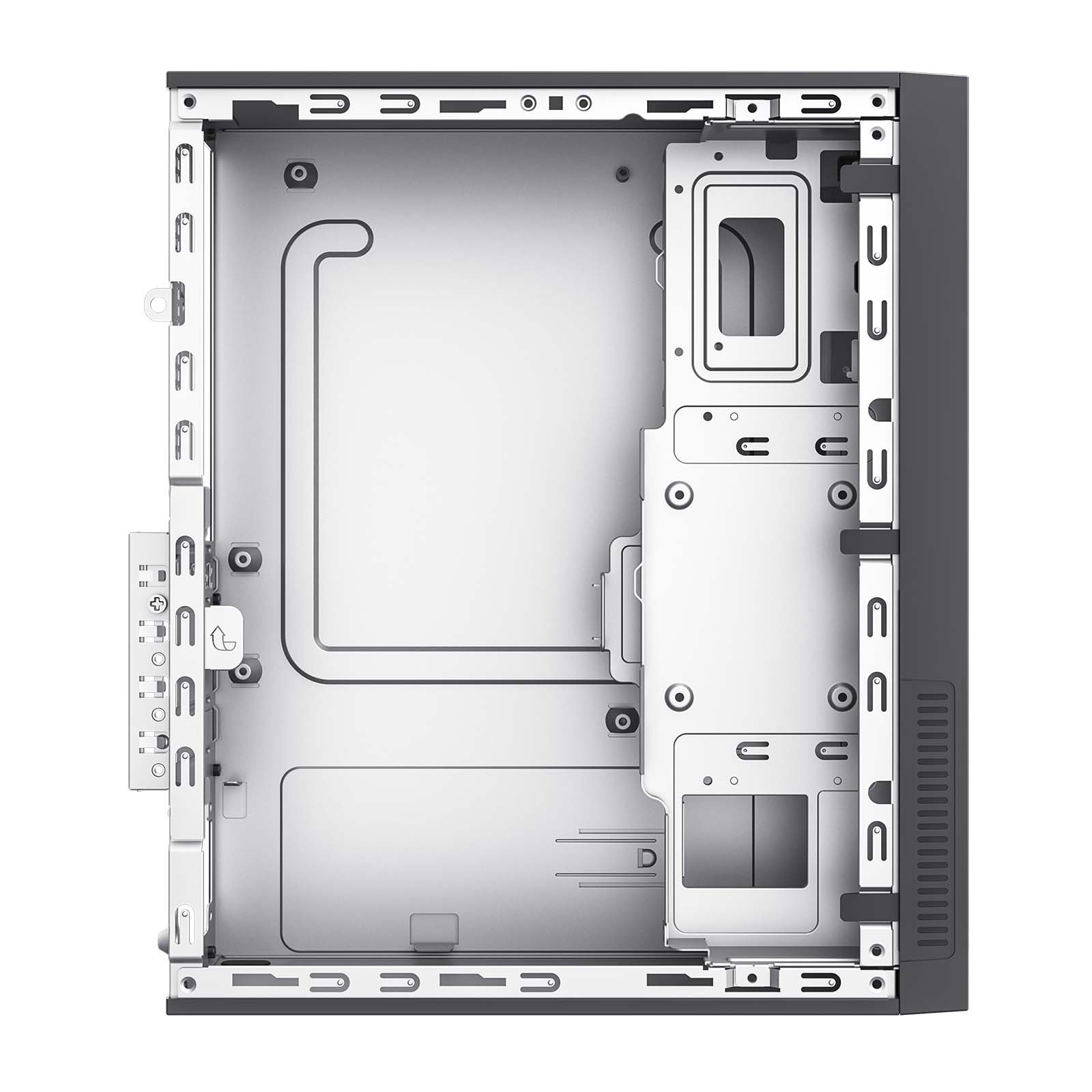 Akyga skříň mini ITX AK-100-01BK VESA + 60W zdroj napájení