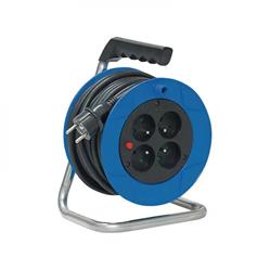 Akyga prodlužovací kabel, naviják Brennensthul - 4x 3x1,5mm, IP20, 2.2kg - 15 m