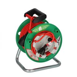 Akyga prodlužovací kabel, naviják Bretec Brennensthul - 1x 3x1,5mm, IP20, 3.9kg - 25 m