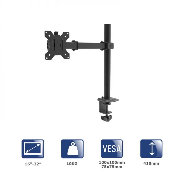 Akyga Rameno na monitor AK-MB-01 VESA 75x75mm / 100x100 mm 15-32“