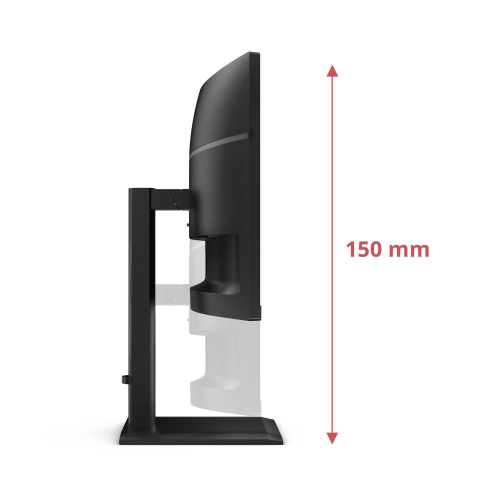 AOC Monitor CU34E4CV, 34", VA, 3440x1440, 21:9, 350cd, 3500:1, 4ms, DP, HDMI, 120Hz, USB Hub, RJ45, repro