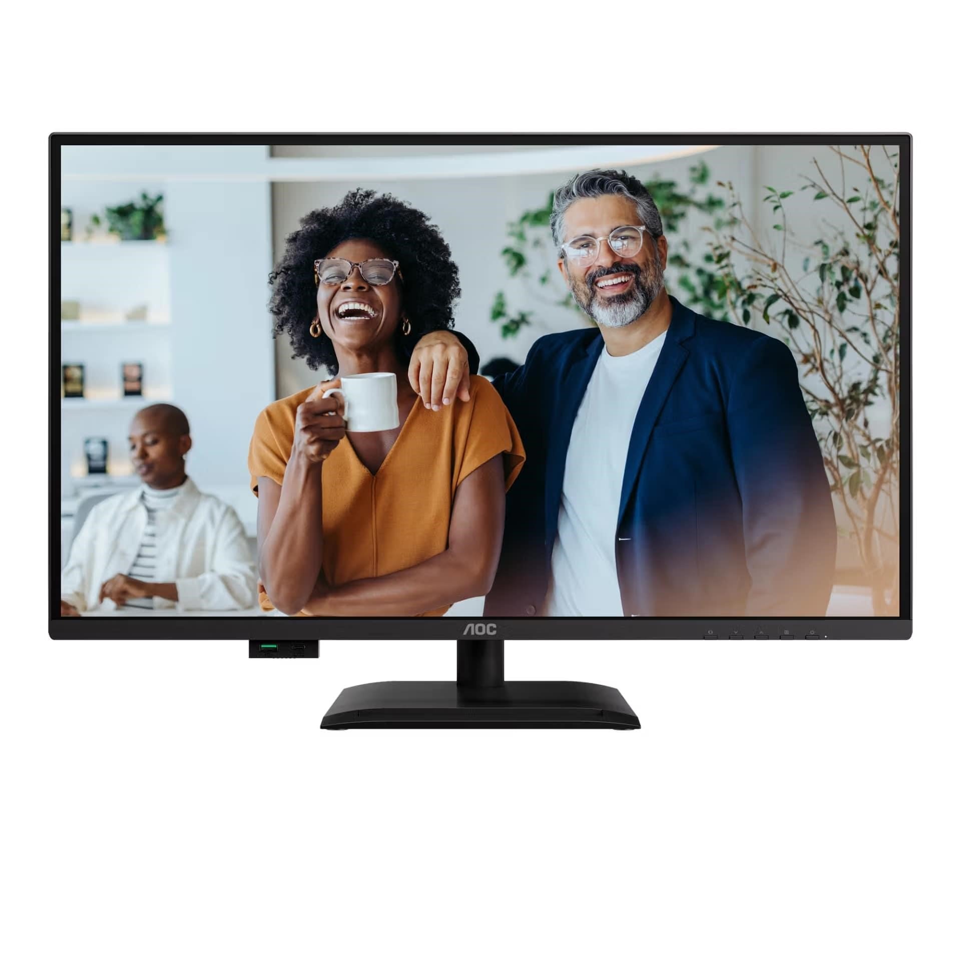 AOC Monitor Q27P4CV, 27", IPS, 2560x1440, 16:9, 350cd, 1500:1, 4ms, DP, HDMI, 120Hz, USB Hub, RJ45, pivot, repro