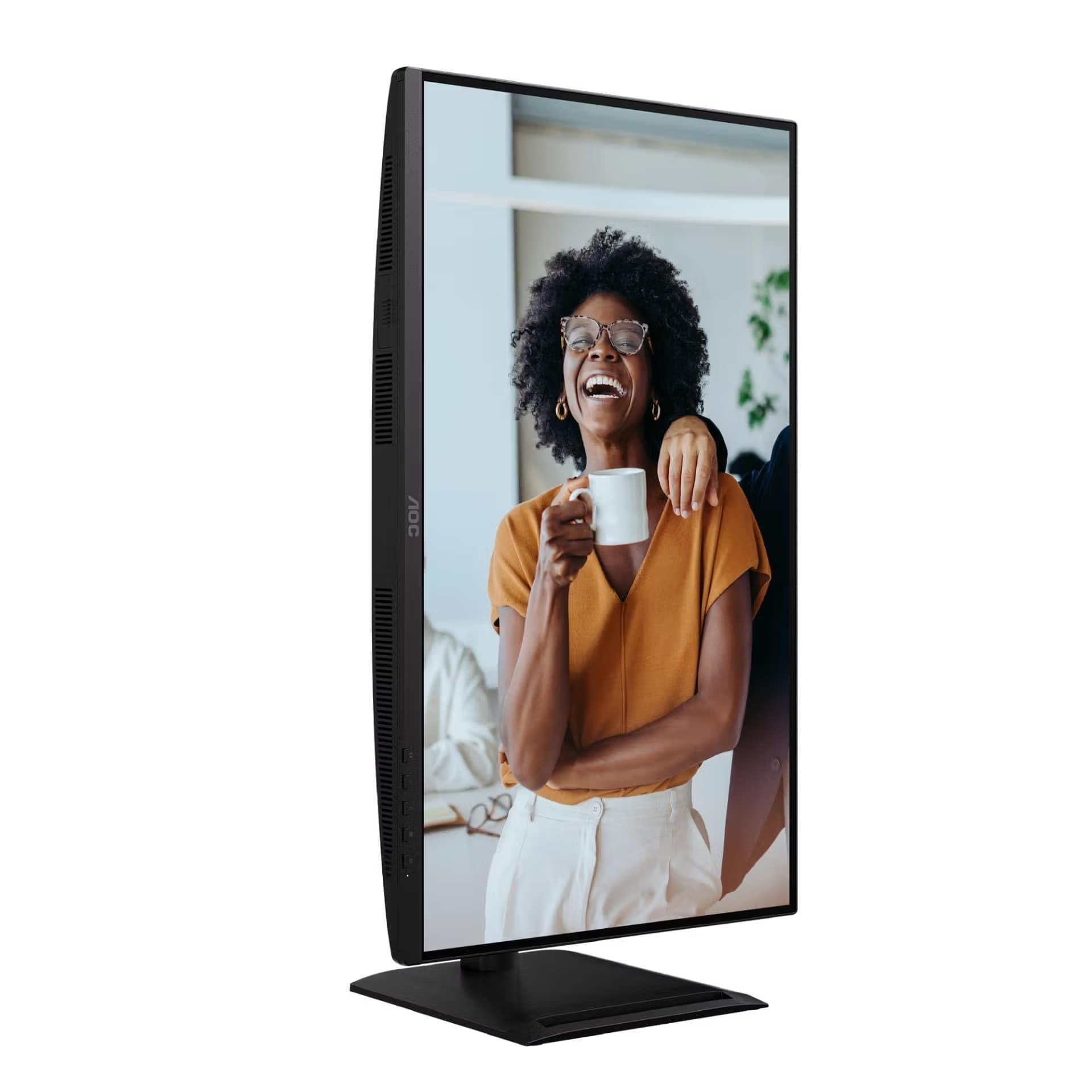 AOC Monitor Q27P4CV, 27", IPS, 2560x1440, 16:9, 350cd, 1500:1, 4ms, DP, HDMI, 120Hz, USB Hub, RJ45, pivot, repro