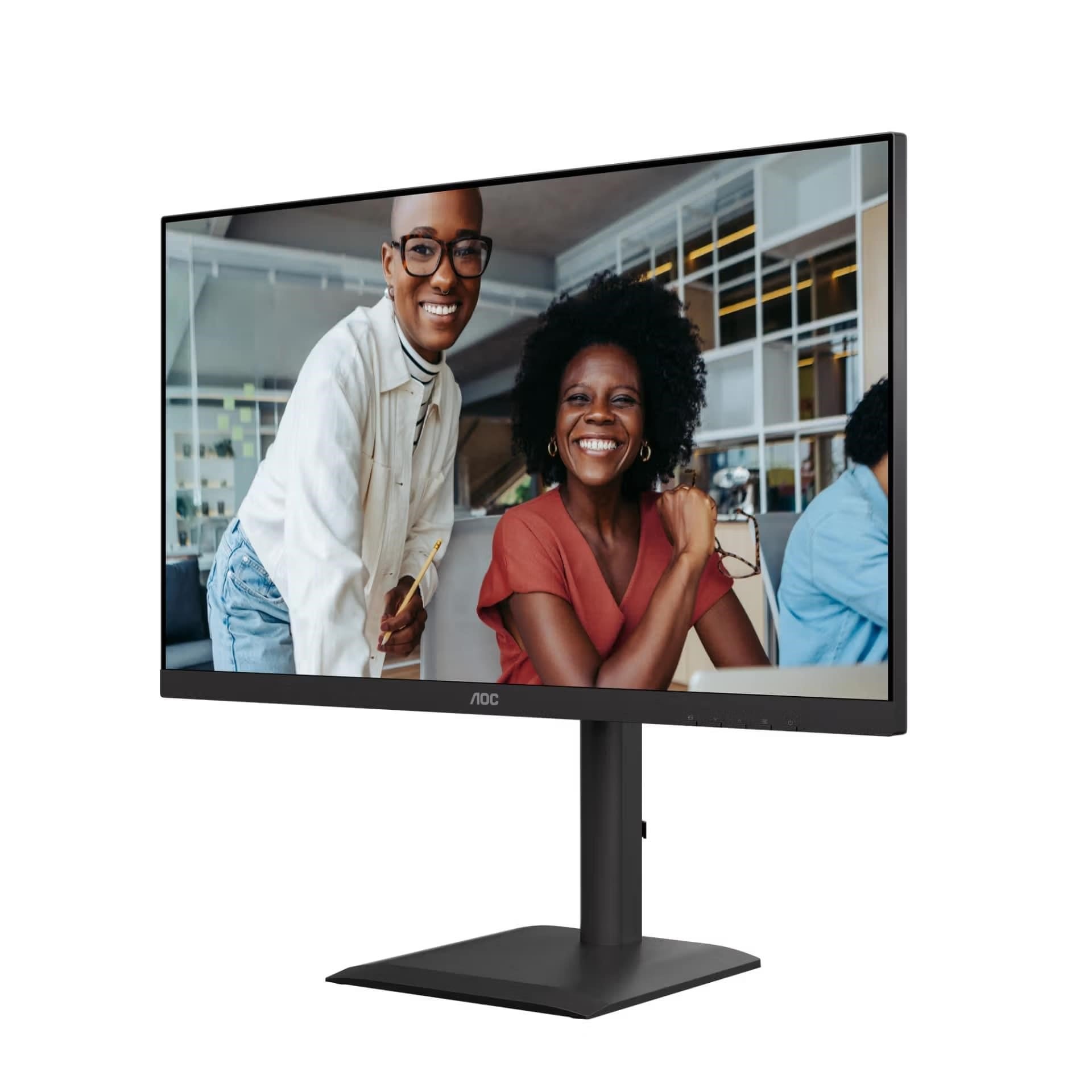 AOC Monitor U27E4CV, 27", IPS, 3840x2160, 16:9, 400cd, 1200:1, 4ms, DP, HDMI, 60Hz, USB Hub, RJ45, pivot, repro