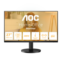 AOC U27B3AF 27"W IPS LED 3840x2160 20 000 000:1 4ms 350cd DP HDMI HAS repro