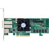 ARECA Tri-mode RAID card 8-port ext. (2x SFF-8644) 8GB DDR4, PCIe4.0 x8 Card, LP