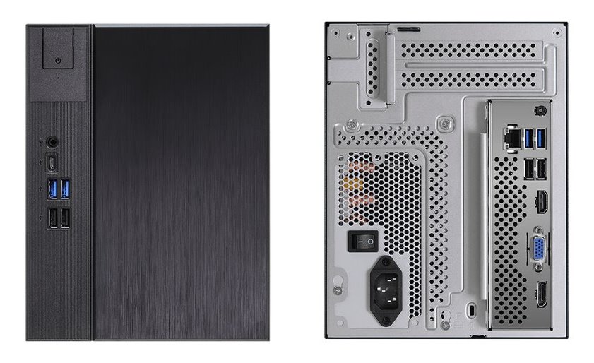 ASRock PC DeskMeet X300 /AM4/4xDDR4/1xPCIe/M.2+2xSATA/1Gb LAN/500W