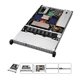 ASRock Rack 1U server SP5 24xDDR5 PCIe5,0 1x16x 24xE1.S 1xOCP 2x10GB 2x1GB Lan 80+Platinum 2x1600W
