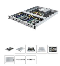 ASRock Rack 1U2N2G-AM5/2T - AM5, B650, 4xDDR5 ECC/nonECC UDIMM, 1xM.2, 1xPCIe, 2x1600W, IPMI